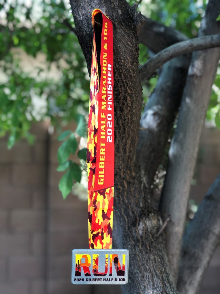 2020 Gilbert Half Marathon Medal